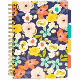 Pukka Pads B5 Floral Love Project Book, 0.31" Ruled, 6 59/64" x 9 27/32", Wire Bound, Heart, Geometric, Navy Floral Cover, 3/Pack (PKP9033CD) Pack of 3