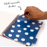 Pukka Pads Bloom B5 Hardcover Project Book, 0.31" Ruled, 6 29/32" x 9 4/5", 2.25" x 8.8" x 10.3", 3/Pack (PKP9494BLMASST) Pack of 3
