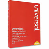 Universal Laminating Pouch, 8.50" x 11", 100/Pack (UNV84624) Pack of 100