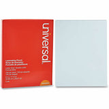 Universal Laminating Pouch, 8.50" x 11", 100/Pack (UNV84624) Pack of 100
