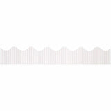 Pacon Pacon Bordette Decorative Borders, 2.25" x 600", White, Skill Learning: Decoration, Pre-scalloped Shape, 1 Roll (DIXP0037016) 1 Roll