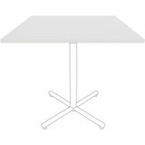 Lorell Hospitality/Conference Tabletop, 0.1" Edge, 42" x 42"x1", Band Edge, White (LLR99879) Each