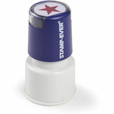 Trodat Star Impression Pre-Inked Message Stamp, "Star", 0.75" Impression Diameter, Red, Round, TAA Compliant (TDT5979) Each
