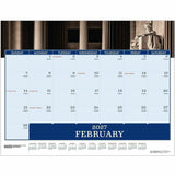 House of Doolittle Recycled Americana Monthly Desk Pad, 22" x 17", 2" x 2.50" Block, 12-Month, Jan 2027-Dec 2027, Multi (HOD141) Each