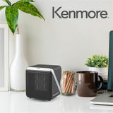 Kenmore 5" Personal Cube Heater, Office, Home, Portable, Black (ESMKM65001BK) Each