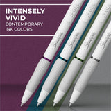 Sharpie S-Gel Pens, 0.7 mm Medium Pen Point, Rich Dark Ink, Gel-based, Pearl White Plastic Barrel, 4/Pack (SAN2206100) Pack of 4