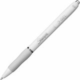Sharpie S-Gel Pens, 0.7 mm Medium Pen Point, Rich Dark Ink, Gel-based, Pearl White Plastic Barrel, 4/Pack (SAN2206100) Pack of 4