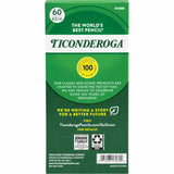 Ticonderoga Soft No. 2 Pencils, Graphite Lead, HB/#2, Yellow Barrel, 60/Box (DIXX13480) Box of 60
