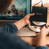 Verbatim Blu-ray Writer, External, BD-R/RE Support, 6x BD Write, 8x DVD Write, Double-layer Media Supported, Slimline (VER43888) Each