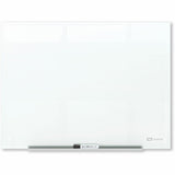 Quartet InvisaMount Magnetic Glass Board, 48" (4 ft) Width x 36" (3 ft) Height (QRTQ25F01IMW) Each