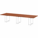 Lorell Essentials Modular Conference Tables, 59" x 47" x 1", Band Edge, Cherry Table Top (LLR16321) Each