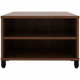 Lorell Reception Table, Height Adjustable x 24" Table Top Width x 24" Table Top Depth, 20" Height, Walnut (LLR69202) Each