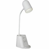 OttLite Aglow Organizer LED Desk Lamp, 14" x 3.7", White, 5 W LED Bulb, for Desk, Smartphone (OTTCS6W300W) Each