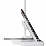 OttLite LED Desk Light with Multi Charging Station, 14" x 3.7", White, LED Bulb, for Desk (OTTVW2009) Each