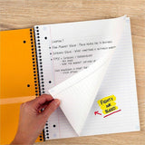 Five Star Subject Spiral Notebook, 1 Subject, 100 Sheets, Wire Bound, Ruled Margin, 8 1/2" x 11", 3/Pack (MEA820189) Pack of 3