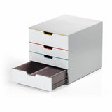 DURABLE Varicolor Mix 4, White/Multicolor, 11.50" x 11.02" x 14.02" (DBL762427) Each