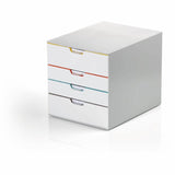 DURABLE Varicolor Mix 4, White/Multicolor, 11.50" x 11.02" x 14.02" (DBL762427) Each