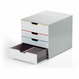 DURABLE Varicolor Mix 4, White/Multicolor, 11.50" x 11.02" x 14.02" (DBL762427) Each