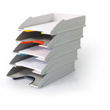 DURABLE Varicolor Mix Tray Set 5, White/Multicolor, 2.91" x 10.39" x 13.23", Vertical, Desk, Stackable (DBL770427) Each