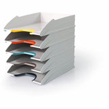 DURABLE Varicolor Mix Tray Set 5, White/Multicolor, 2.91" x 10.39" x 13.23", Vertical, Desk, Stackable (DBL770427) Each