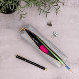 Pukka Pads Haze Carrying Case Pencil, 2" x 7.9", Blue, Vegan Leather, Faux Leather, Synthetic Leather Body (PKP9981BEHZE) Each