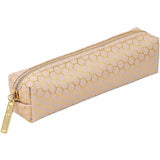 Pukka Pads Haze Carrying Case Pencil, 2" x 7.9", Holographic Geometric Gold, Gold Foil, Classy Geometric (PKP9981TEHZE) Each