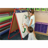 Pacon Pacon Easel Pad, Non-Adhesive, White, 1 in grid ruled 27" x 34", 50 Sheets, White Sheet Color, 4/Carton (DIXP3387) Case of 4 Boxes