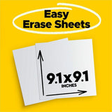 3M Easy Erase Permanent Marker Whiteboard Sheets, White (MMMEESH2PKSIOC) Each
