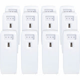 Fresh Products Fusion Metered Aerosol Dispenser, 0.13 Hour, 0.25 Hour, 0.50 Hour, 90 Day Refill Life, 600 Sq. ft. Coverage, Wall, 2 x AA Battery, 6/Carton, White (FRSMACBLXCT) Case of 6