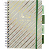 Pukka Pads Haze Notebook, Clear Poly, Transparent Cardboard Cover, Twin Wirebound, 100 Sheets, 200 Pages, 3/Pack (PKP9975ASTHZE) Pack of 3