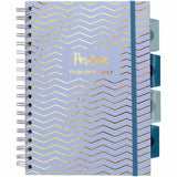 Pukka Pads Haze Notebook, Clear Poly, Transparent Cardboard Cover, Twin Wirebound, 100 Sheets, 200 Pages, 3/Pack (PKP9975ASTHZE) Pack of 3