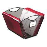 Safco® Onyx Mesh Desktop Tub File, Letter Files, 12.5" x 13.75" x 9.5", Black (SAF2162BL) Each