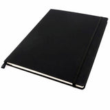 Pukka Pads Signature Notebook, Letter, 8½" x 11", Black Vegan Leather Cover, 1 Subject(s), 96 Sheets, 192 Pages (PKP9942SIG) Each