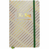 Pukka Pads Notebook, 5 7/64" x 8 1/5" x 0.5" x 5.2", Green Vegan Leather, Gold Cover, 1 Subject(s), 96 Sheets, 3/Pack (PKP9977GNHZE) Pack of 3