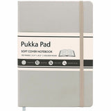 Pukka Pads Signature Notebook, 5 7/64" x 8 1/5", Oatmeal Vegan Leather Cover, 1 Subject(s), 96 Sheets, 192 Pages, A5 (PKP9941SIG) Each