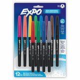 Sanford Expo Wet-Erase Markers, Assorted Ink, 12/Pack (SAN2211379) Pack of 12