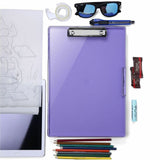 Officemate Clipboard Storage Boxes, Purple, Storage for Document, Paper, Plastic (OIC83396) Each