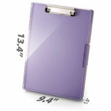 Officemate Clipboard Storage Boxes, Purple, Storage for Document, Paper, Plastic (OIC83396) Each