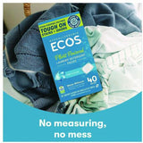 ECOS PRO All-in-1 Laundry Detergent Packs, 40 Packs/Box, 6/Carton (EOP963706) Case of 6