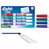 Expo Low-Odor Dry Erase Markers, Assorted Ink/, Erasable, 4/Pack (SAN2138430A) Pack of 4
