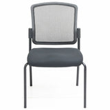 Lorell Mesh Back Guest Chair, Mesh Back Material, Black Frame Color, Steel Frame Material (LLR23102) Each