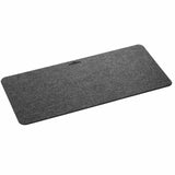DURABLE Desk mat EFFECT 700x330mm, 13" x 27.50" x 0.150", Home Office, Rectangular, Charcoal (DBL708158) Each