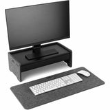 DURABLE Desk mat EFFECT 700x330mm, 13" x 27.50" x 0.150", Home Office, Rectangular, Charcoal (DBL708158) Each