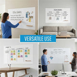 Lorell Loop Whiteboard, 60" (5 ft) Width x 36" (3 ft) Height, White Steel Surface (LLR69670) Each