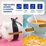 Brother P-touch Tze Label Tape, 15/32", Glitter Gold, Laminated, Water Resistant (BRTTZEPR831G) Each