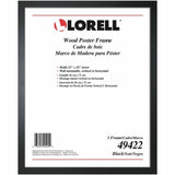 Lorell Solid Wood Poster Frame, 22" x 28", Black (LLR49422) Each
