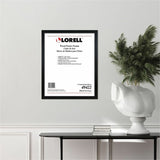 Lorell Solid Wood Poster Frame, 22" x 28", Black (LLR49422) Each