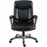 Lorell Sera High-Back Manager Chair w/Armrest, Black (LLR63270) Each