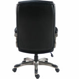 Lorell Sera High-Back Manager Chair w/Armrest, Black (LLR63270) Each