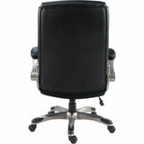 Lorell Sera High-Back Manager Chair w/ Flip-up Armrest, Black (LLR63271) Each